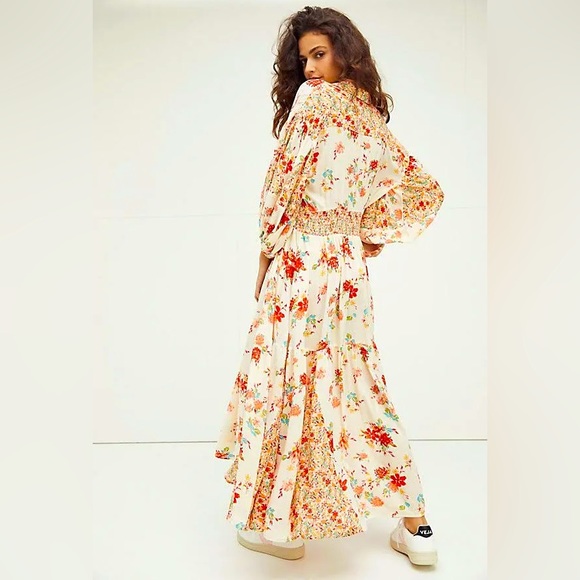 Free People Prairie Punk Shirtdress Size Large Button Down Dress - Picture 6 of 6